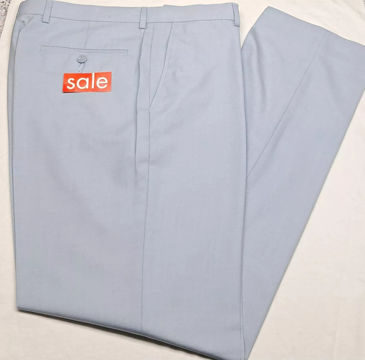 CLEARANCE MENS F&F TROUSERS LIGHT BLUE SIZES 34"/362/40"/42" WAIST