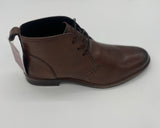 MENS REAL LEATHER BOOTS BROWN SIZE 7-12