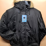 MA3 FLYER JACKET WITH HOOD BLACK SIZE S-3XL