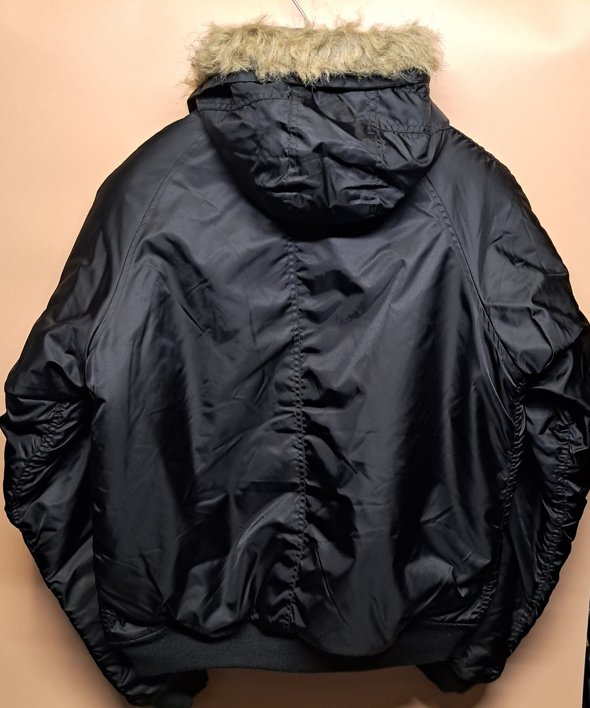 MA3 FLYER JACKET WITH HOOD BLACK SIZE S-3XL