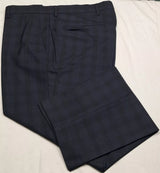 CLEARANCE MENS F&F TROUSERS NAVY CHECK SIZES 32"/34"/36"/38"/40" WAIST