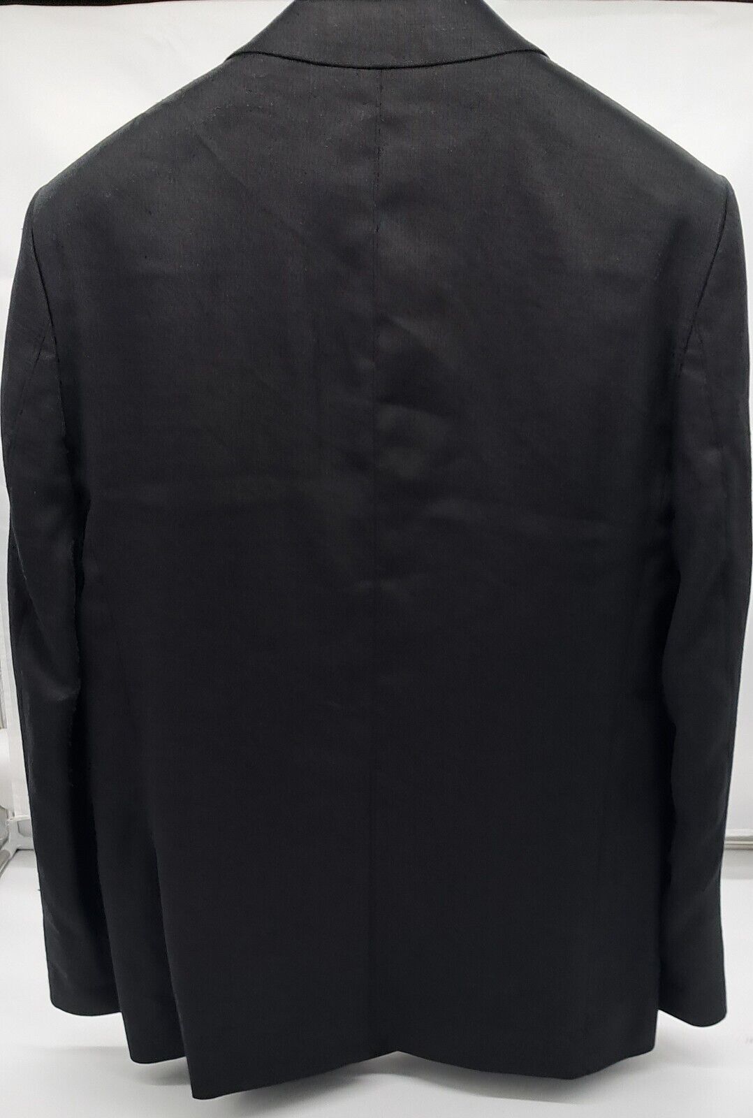 MENS CLASSIC FIT BLACK LINEN SUIT 2 PC SIZE 40-52