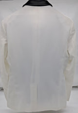 MENS ALL OCCASIONS TUXEDO SUIT 2 PC WHITE SIZE 36-50