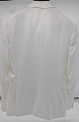 MENS ALL OCCASION TUXEDO SUIT 2 PC IVORY SIZE 38-50