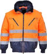 WORKWEAR PORT WEST PJ 50 PILOT JACKET ORANGE SIZE S-2XL