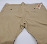 0utsize CLASSIC FIT CHINO TR0USERS 100% cotton beige size 42"-56"