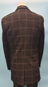 CAVANI ROMAN BLACK AND WHITE CHECK OVERCOAT 3301