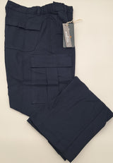 MENS PORT WEST STRETCH COMBAT TROUSERS NAVY S231 SIZE 28"-40"