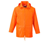 WORKWEAR PORT WEST RAIN JACKET S44O ORANGE WATERPROOF SIZE XS-3XL