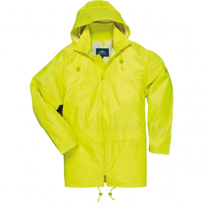 WORKWEAR PORT WEST RAIN JACKET S440 YELLOW WATERPROOF SIZE XS-3XL