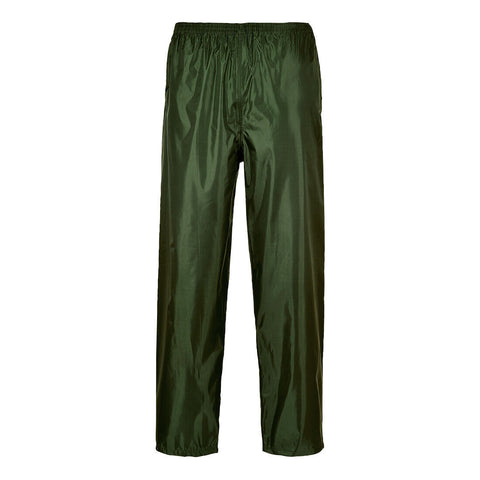 WORKWEAR PORT WEST WATERPROOF TROUSERS S441 GREEN SIZE XL AND 2XL