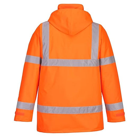 WORKWEAR PORT WEST TRAFFIC JACKET S460 ORANGE SIZE XS -3XL