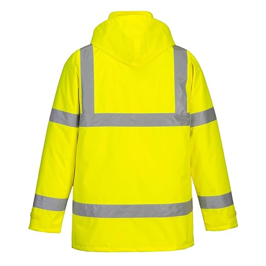 WORKWEAR PORT WEST TRAFFIC JACKET S 460 YELLOW SIZE XS-5XL