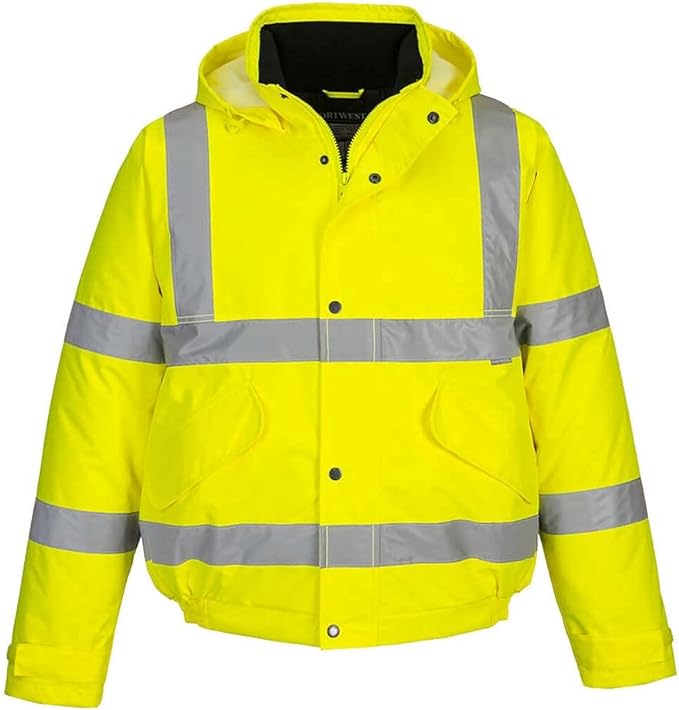 WORKWEAR PORT WEST BOMBER JACKET S463 YELLOW SIZE S-4XL