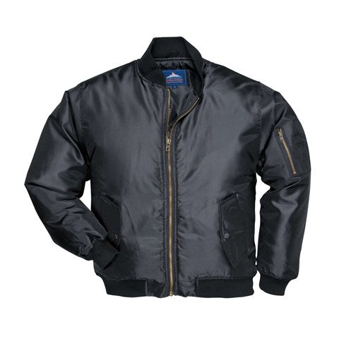 PORT WEST S535 PILOT JACKET BLACK SIZE M-4XL