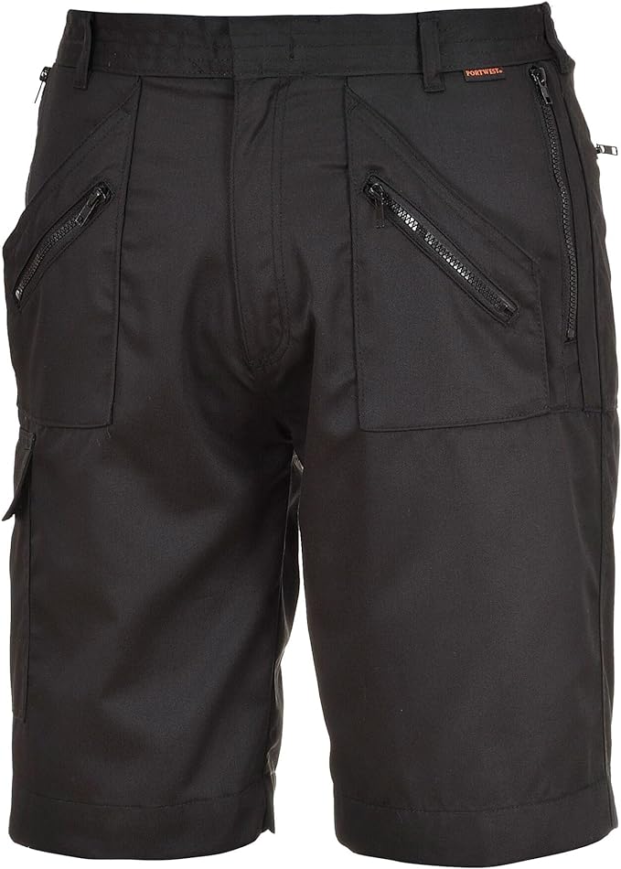 MENS  BIG SIZE PORT WEST ACTION SHORTS BLACK SIZE 2XL-4XL