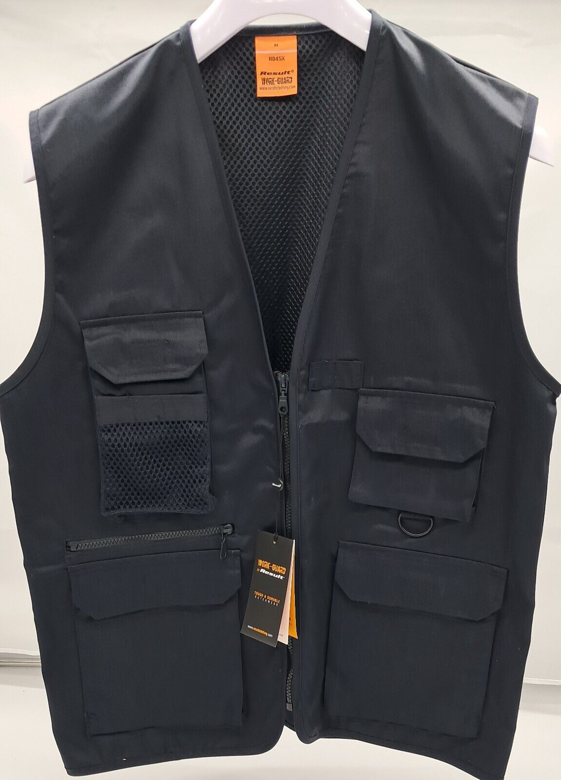 RESULT WORK GUARD SAFARI WAISTCOAT R045X NAVY SIZE S-2XL