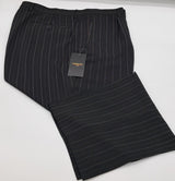 BIG SIZE  LOOSE FIT LAROCHE PARIS BLACK DOUBLE STRIPE D.STP4# SIZE 42"-48" WAIST