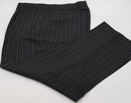 BIG SIZE  LOOSE FIT LAROCHE PARIS BLACK DOUBLE STRIPE D.STP4# SIZE 42"-48" WAIST