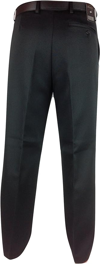 CARABOU TWILL TROUSER 4 COLOURS BLACK NAVY GREEN CHARCOAL SIZE 32"-46"