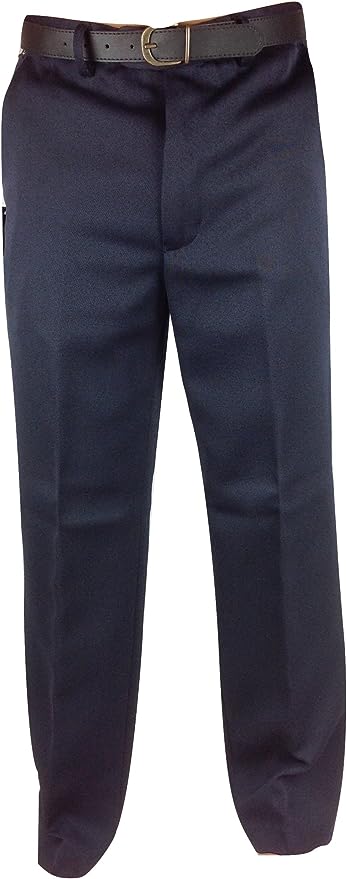 CARABOU TWILL TROUSER 4 COLOURS BLACK NAVY GREEN CHARCOAL SIZE 32"-46"