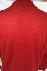 MENS LONG SLEEVE TURTLE NECK JUMPER RED SIZE M AND L