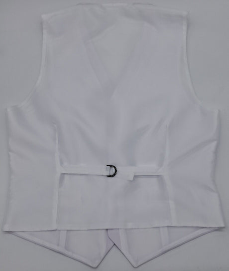 WHITE WAISTCOAT  SIZE S -3XL