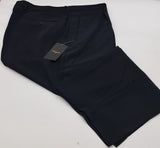 BIG SIZE LOOSE FIT TROUSERS LAROCHE PARIS  NAVY SELF STRIPE SIZE 42"-48" WAIST