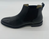 BLACK LEATHER CHELSEA BOOT-ANDREWB 3755