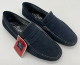 SUEDE LEATHER MOCCASIN HARDWARD 3758