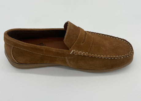 SUEDE LEATHER MOCCASIN SHOE HARDWARD 3767