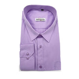 MENS LONG SLEEVE PLAIN FORMAL SHIRT