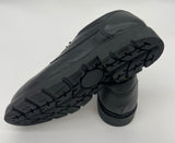 MENS LEATHER LACE UP SHOES BLACK SIZE 7-12