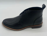 MENS REAL LEATHER BOOTS BLACK SIZE 7_12