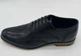 MENS BIG SIZE SHOES OXFORD BLACK BROGUE SIZE 12