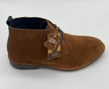 MENS REAL LEATHER SUEDE BOOTS TOBBACO SIZE 7-12