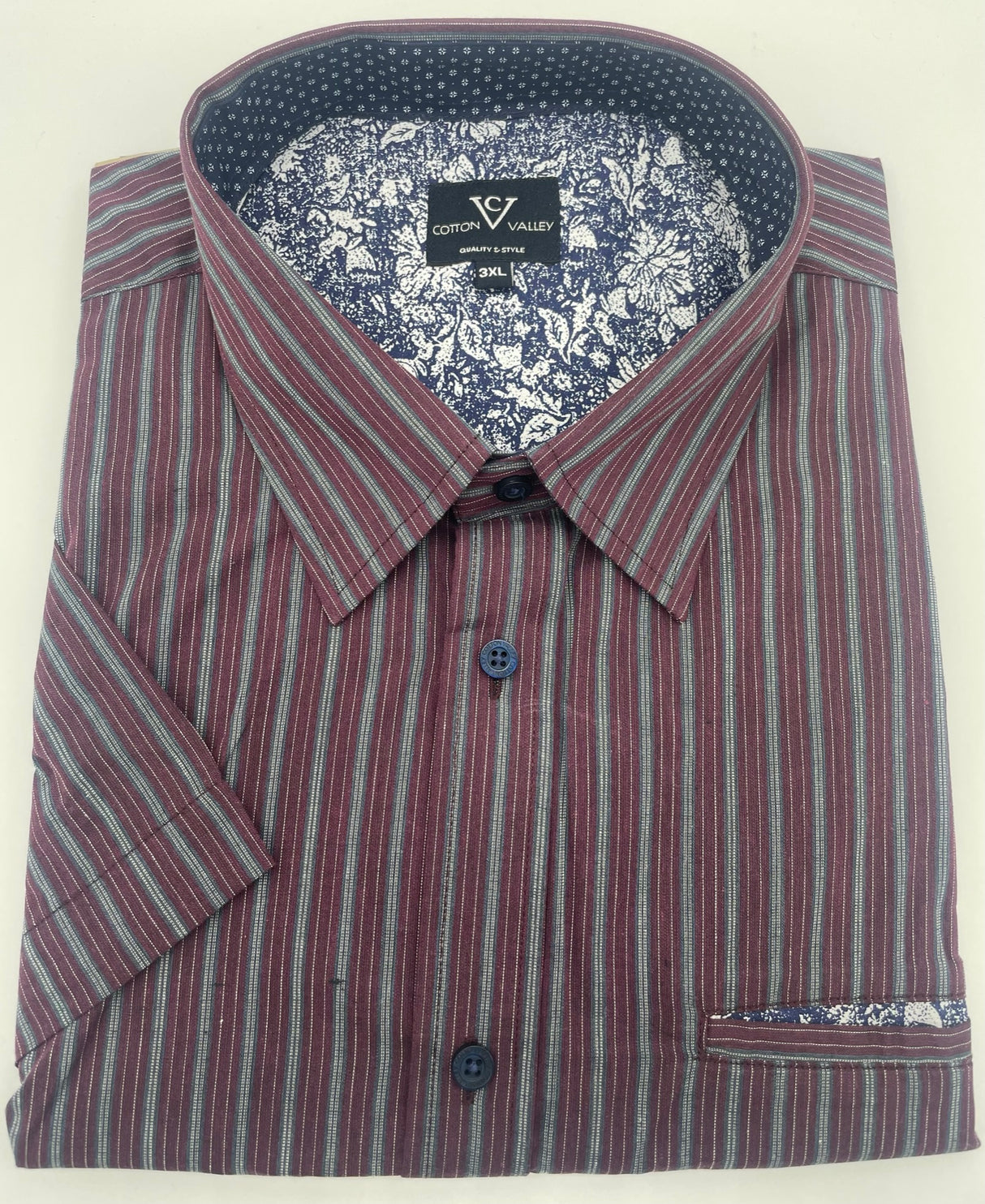 MENS COTTON VALLEY SHORT SLEEVE SHIRTS  LS14388