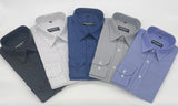 MENS LONG SLEEVE FORMAL  SHIRT 100% COTTON SIZE S TO XL  #1922 3642