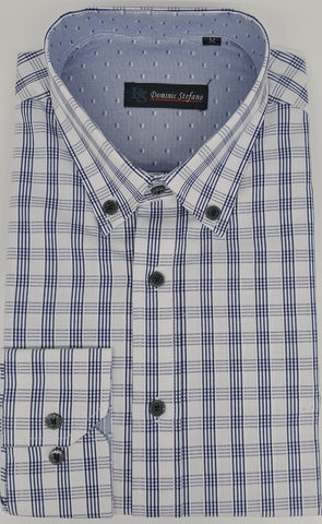 MENS LONG SLEEVE  CASUAL SHIRT SIZE S TO 3XL  #392-3636