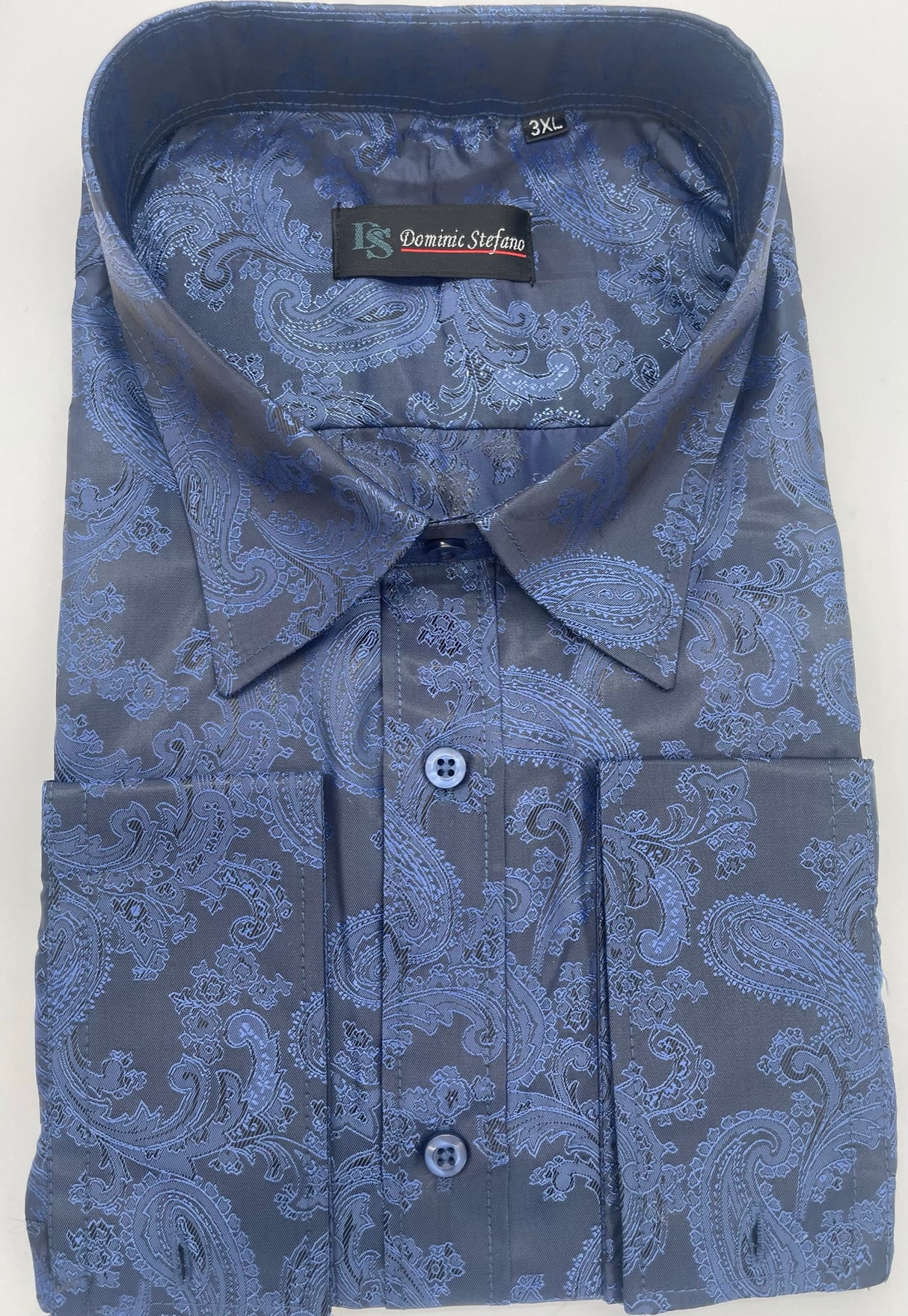 MENS SATIN PAISLEY PRINT 8 COLOURS  SIZE 2XL TO 4XL  431/393