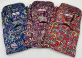 MENS  DOMINIC STEFANO SATIN PAISLEY DESIGN 3 COLOUR OPTIONS  SIZE 2XL TO 4XL 427