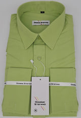 MENS LONG SLEEVE STRETCH  FORMAL SHIRT 2 COLOURS AVAILABLE  SIZE S TO 2XL #430-3628