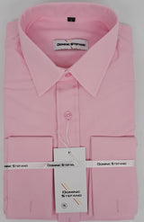 MENS LONG SLEEVE STRETCH  FORMAL SHIRT 2 COLOURS AVAILABLE  SIZE S TO 2XL #430-3628