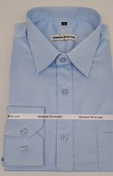 MENS SLIM FIT  PLAIN FORMAL SHIRTS  8 COLOURS AVAILABLE   SIZE S TO 3XL #432-3625