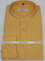 MENS  NERU COLLAR LONG SLEEVE SHIRT 7 COLOURS AVAILABLE SIZE S TO 3XL  #501-3618