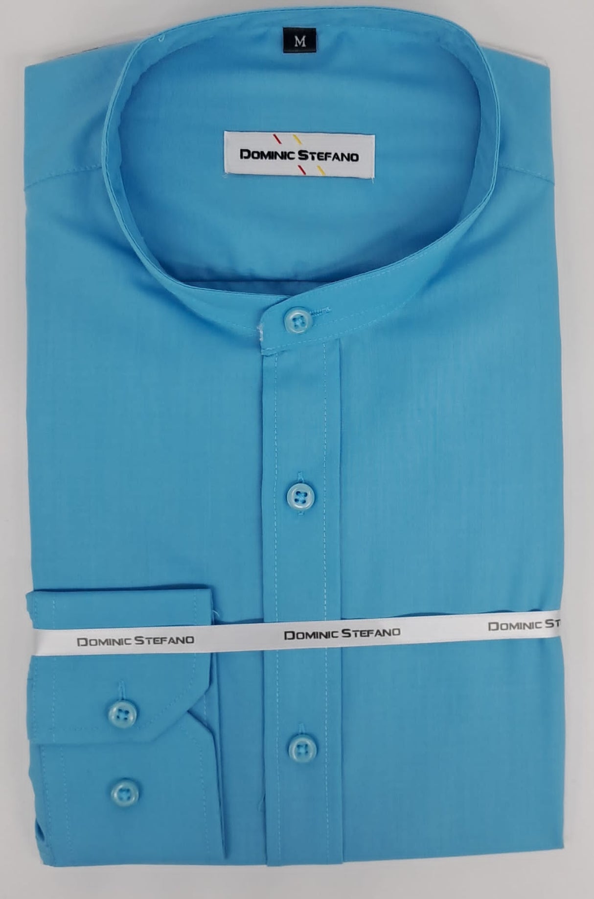 MENS  NERU COLLAR LONG SLEEVE SHIRT 7 COLOURS AVAILABLE SIZE S TO 3XL  #501-3618