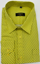 LAROCHE POLKA DOT LONG SLEEVE SHIRT  SIZE S TO 2XL 3708