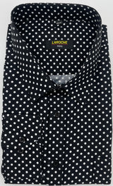 LAROCHE POLKA DOT LONG SLEEVE SHIRT  SIZE S TO 2XL 3708