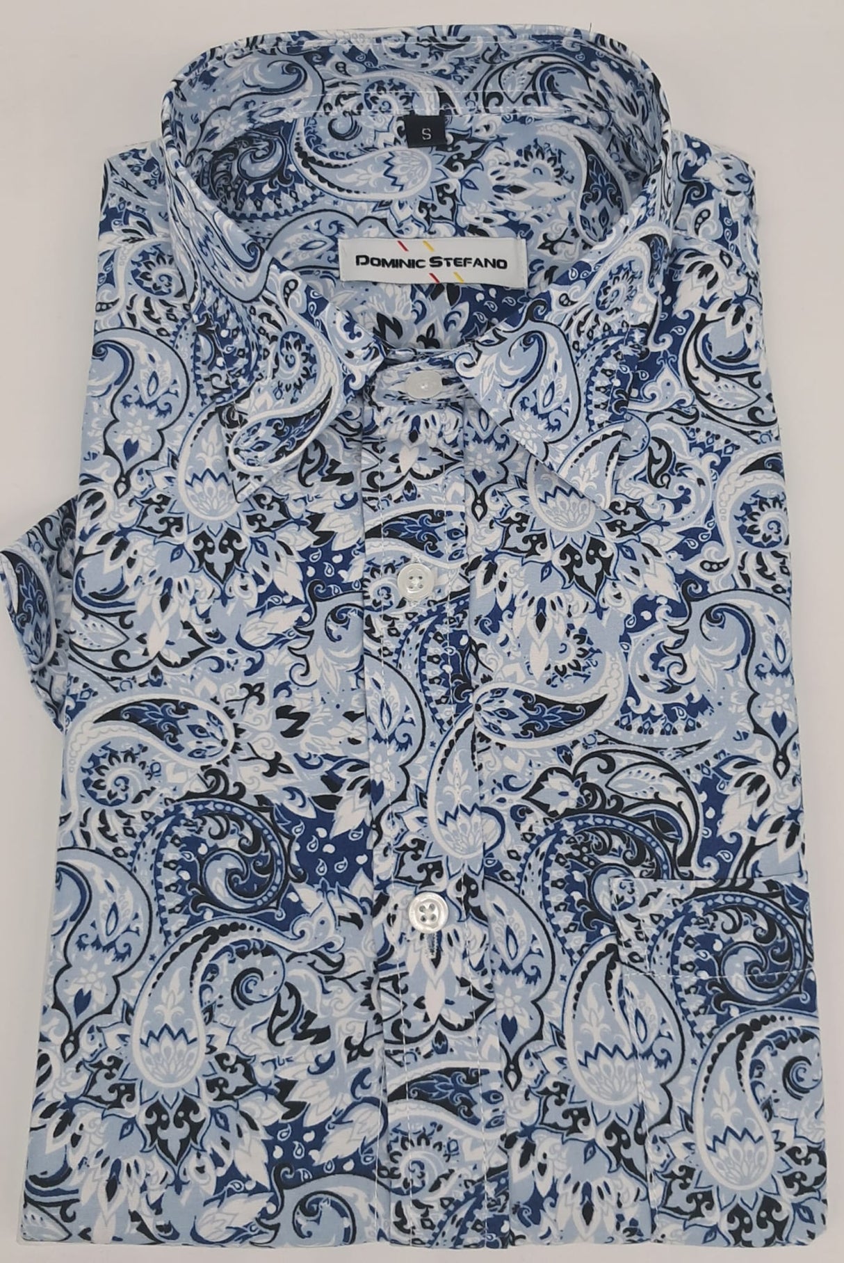 MENS FLORAL PATTERN  SHORT SLEEVE SHIRT SIZE S-3XL #526-3650