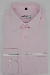 MENS  LONG SLEEVE FORMAL  SELF PATTERN SHIRT 5 COLOURS AVAILABLE   SIZE S TO 3XL #537-3630